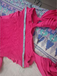 Vibrant Pink Off-Shoulder Dress