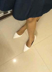 Chic Navy Blue Fit &amp; Flare Dress
