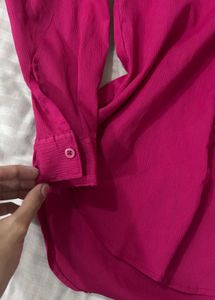 Pink oversized Shirt