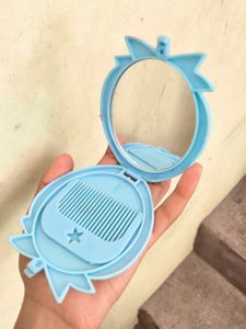 Cute Unicorn mirror with comb