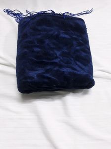 blue velvet stole/ hijab