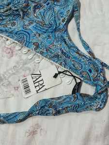 Zara Blue Paisley Two-Piece Set