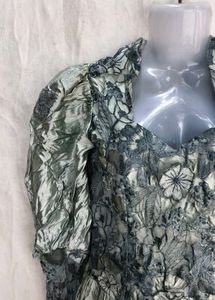Vintage Style Floral Gown