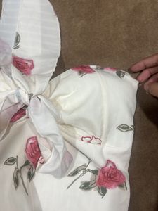Floral Print Bustier Top