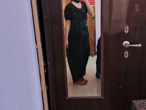 Elegant Black Indo western Set