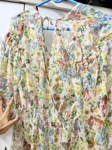 Lightweight Floral Midi Dress