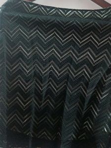 Black Net Mini Skirt