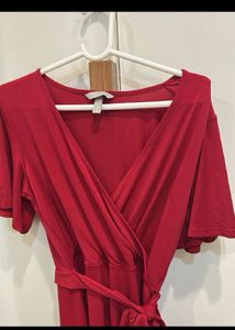 H&amp;m new red Dress