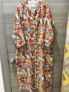 Vibrant Floral Print Kurta