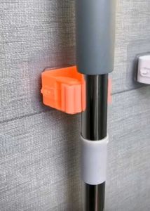 Wall Mounted Mop &amp; Broom Holder Clip (Pack of 2)