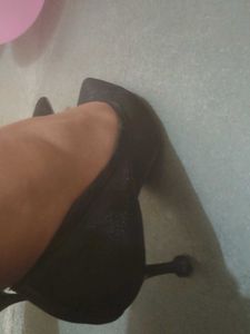 pointed-toe semi-sheer mesh trend.