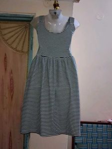 Striped Sleeveless Dress