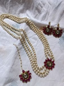 Parl Long Mala Set