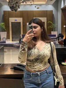Snake Print Wrap Top ❤️‍🔥