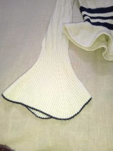 Striped Peplum Cardigan