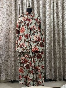 Floral Print Kurta Set