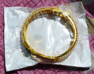 Elegant Gold-Plated Bangle