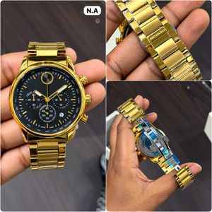 Movado( COPY )Gold Chronograph PREMIUM QUALITY MEN
