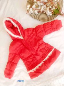 Cute Red Kids Puffer Jacket