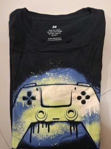 Men's Black Game Controller T-Shirt