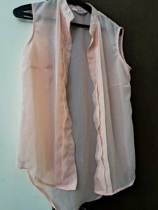 Brand New: Peach Top/shrug