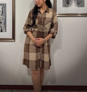 Oversized Checkered Shacket