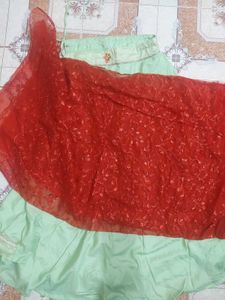 Light Green Embroidered Kurti