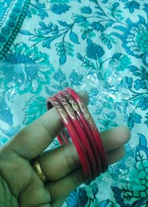 Set of Red Bangles