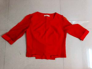 Chic Dark Orange Girl Top