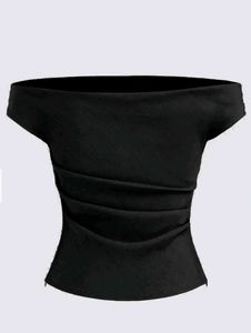 Chic Off-Shoulder Ruched Top