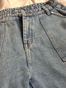 Light Wash Cargo wide leg Jeans