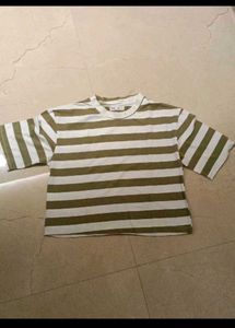 Striped Cotton T-Shirt