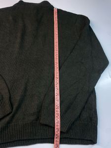 Chaps Men's Cable Knit Quarter Zip Sweater