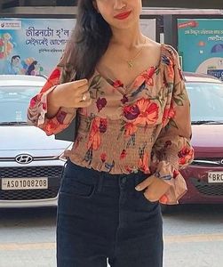 Floral Smocked Blouse