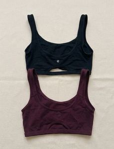 Comfortable Maroon and Black Sports Bra