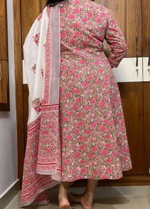 Floral Print Kurta Set with Dupatta