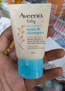 Aveeno Baby Daily Moisture Wash &amp; Shampoo X 3