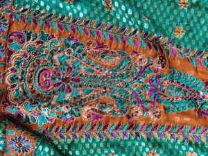 Designer lehanga Saree with unstitched blouse