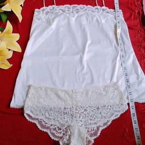White Lace Lingerie Set