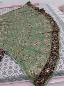Semi Stitched Bridal Lehnga Choli
