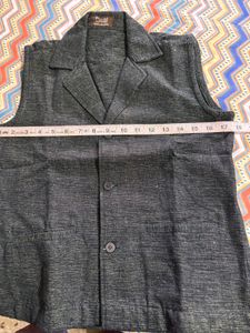 Sleeveless Blazer Vest