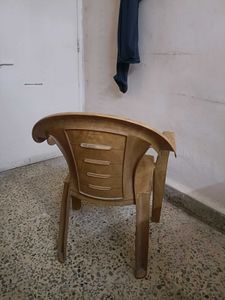 Plastic Chair - Light Brown