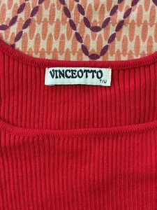Red Knit Crop Top