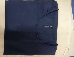 Navy Blue Sleeveless Tunic/Kurti