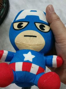 Captain America Plush Keychain Toy