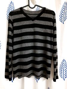Striped Woolen Sweatshirt