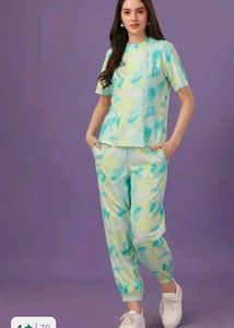 Top & Pyjama Set Multicolor Ombre/Dyed