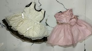 2 Dress Combo For Lil One 1 Years Old Baby