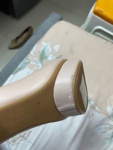 Elegant Nude Platform Heels
