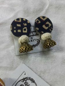Unique Handmade Fabric Earrings (Combo of 3)